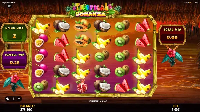 Tropical Bonanza slot screenshot 7