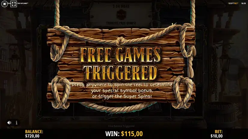 Van Der Wilde and the Outlaws slot screenshot 5