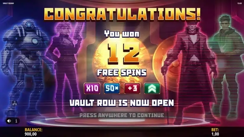 Vault Squad slot screenshot 3