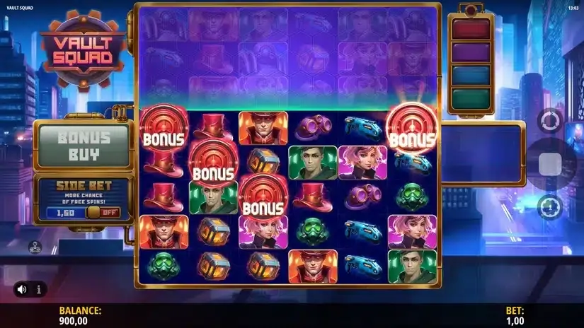 Vault Squad slot screenshot 2