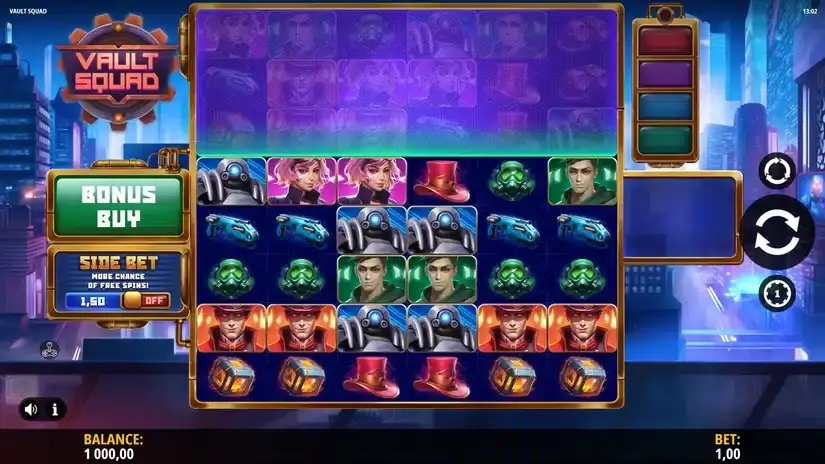 Vault Squad slot screenshot 1