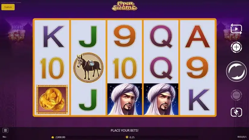 Open Sesame slot screenshot 1