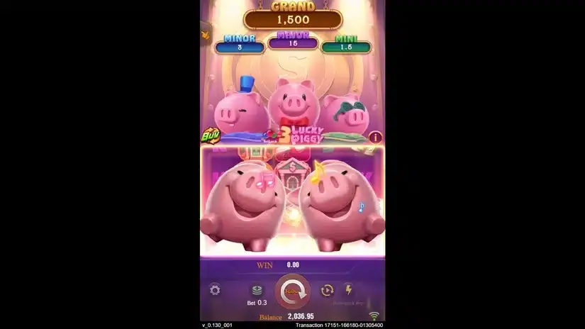 3 Lucky Piggy slot screenshot 4