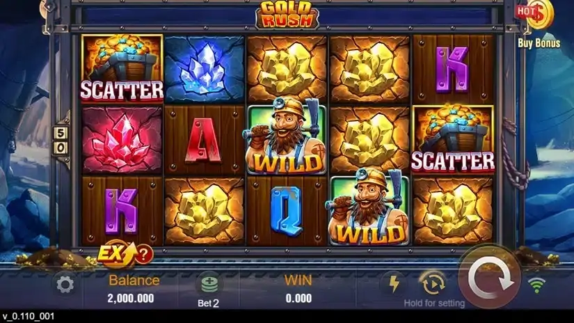 Gold Rush (Tada Gaming) slot screenshot 1