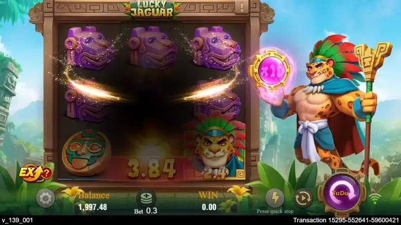 Lucky Jaguar slot screenshot 3