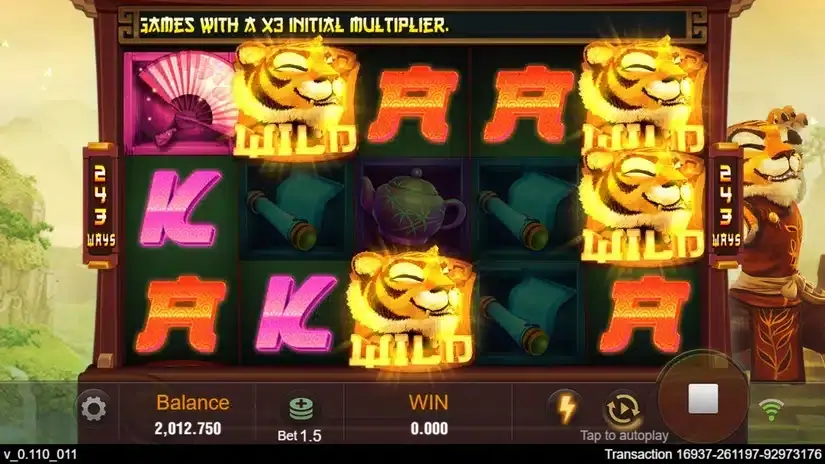 Master Tiger slot screenshot 3