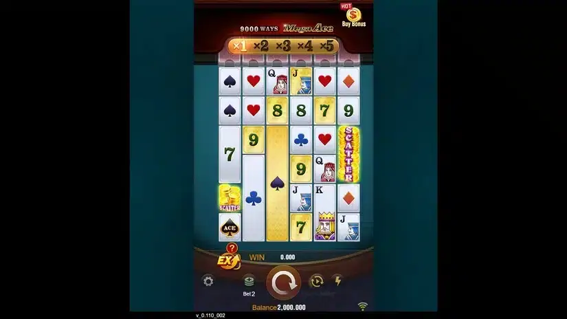 Mega Ace slot screenshot 1