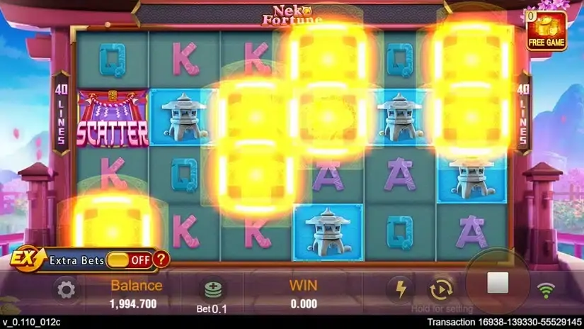 Neko Fortune slot screenshot 2