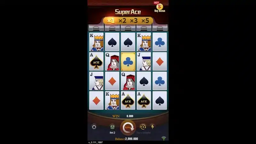 Super Ace slot screenshot 