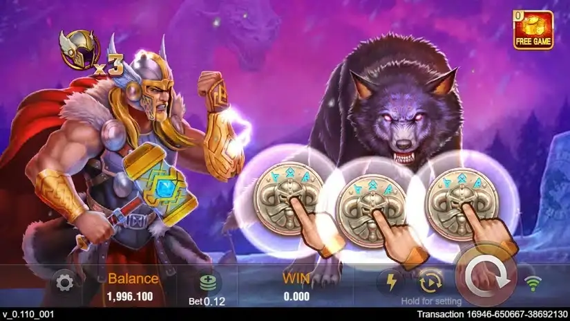 Thor X slot screenshot 4