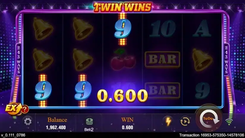 Twin Wins slot screenshot 4