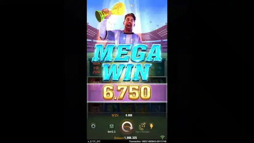 World Cup slot screenshot 