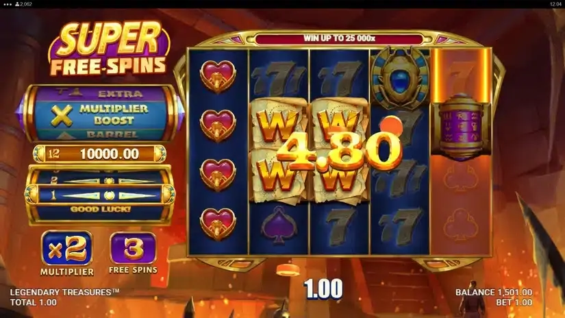 Legendary Treasures slot screenshot 
