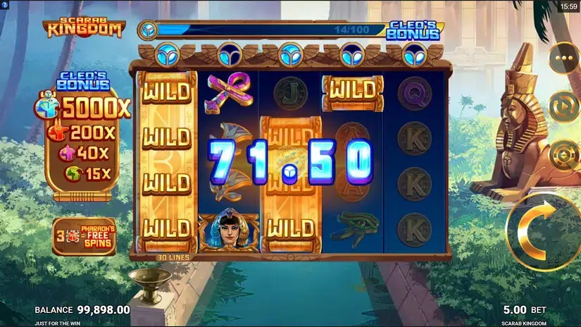 Scarab Kingdom slot screenshot 3