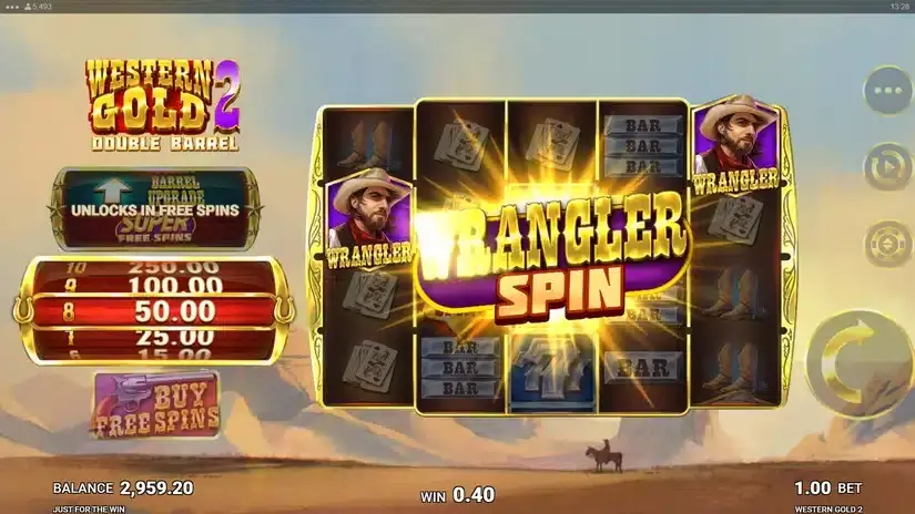 Western Gold 2 slot screenshot 3