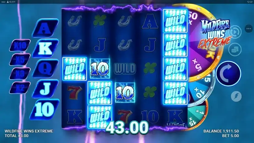 Wildfire Wins Extreme slot screenshot 