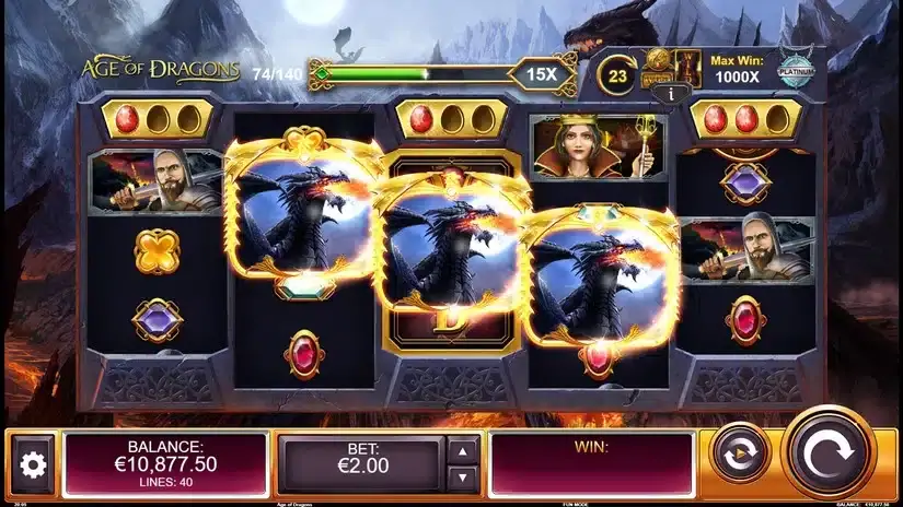 Age of Dragons slot screenshot 4