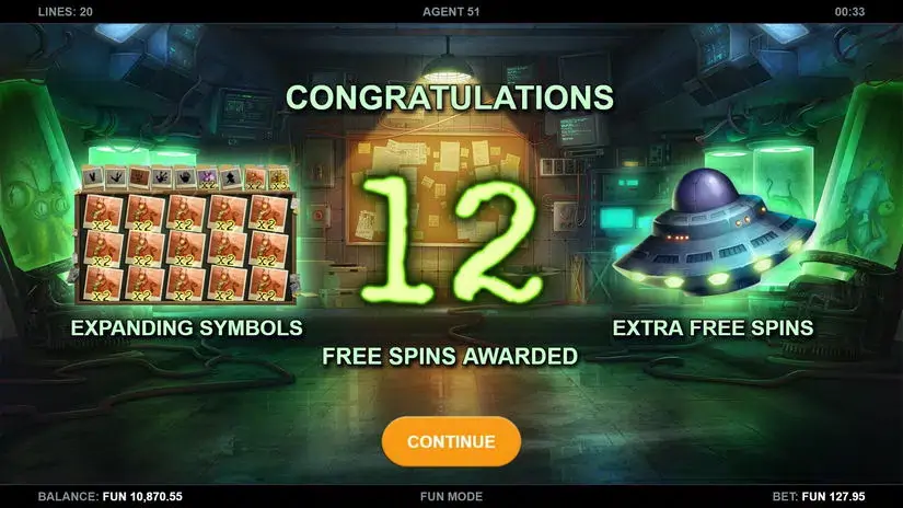 Agent 51 slot screenshot 4