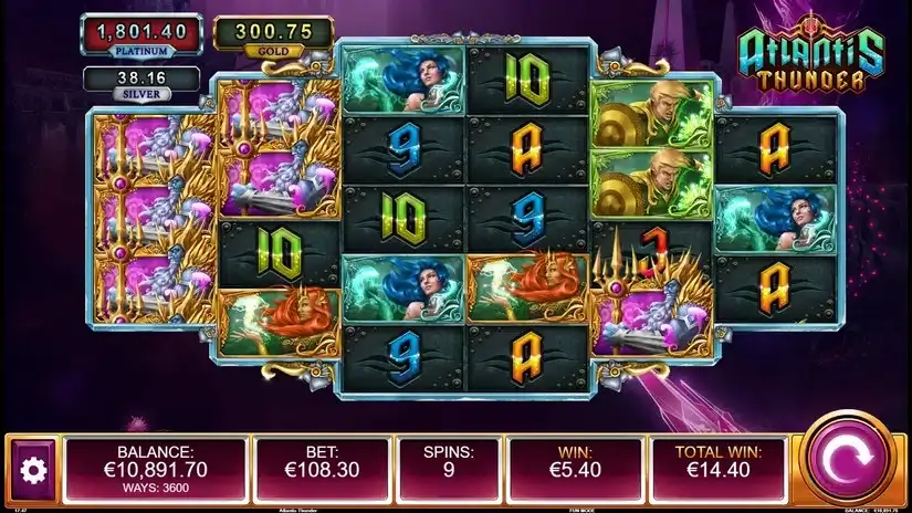 Atlantis Thunder slot screenshot 5