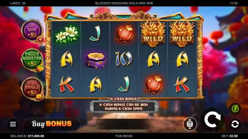Blessed Dragons Hold and Win slot screenshot 5