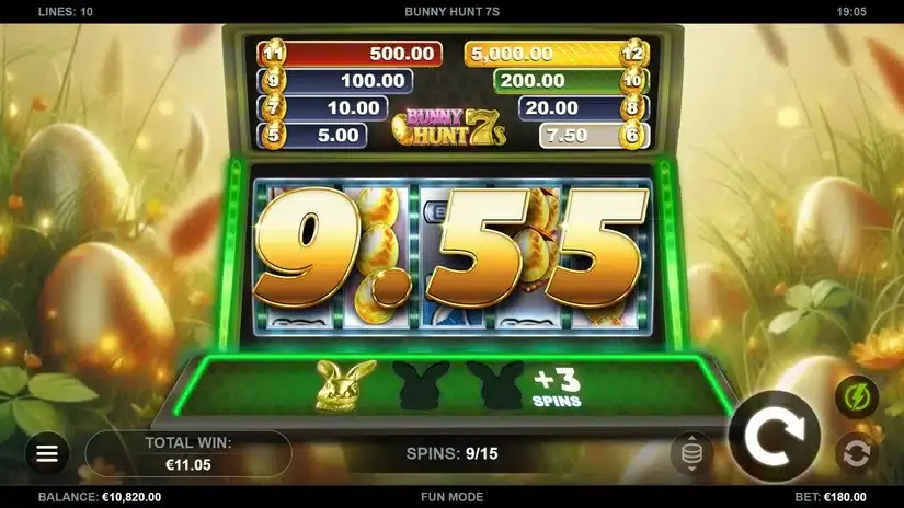 Bunny Hunt 7s slot screenshot 5