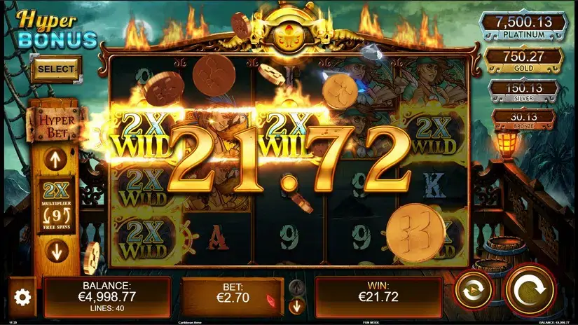 Caribbean Anne slot screenshot 3