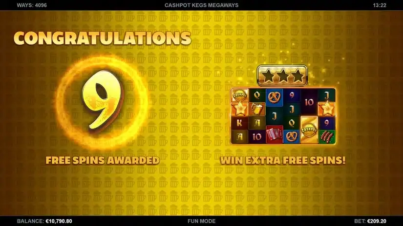 Cashpot Kegs Megaways slot screenshot 1