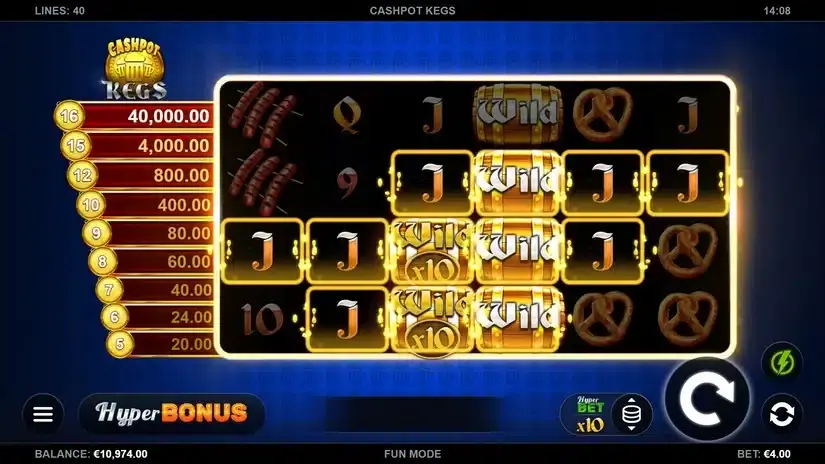 Cashpot Kegs slot screenshot 3