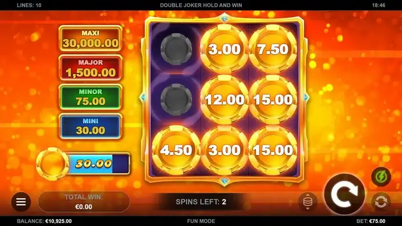Double Joker Hold and Win slot screenshot 3