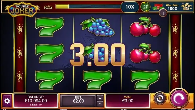 Double Joker slot screenshot 2