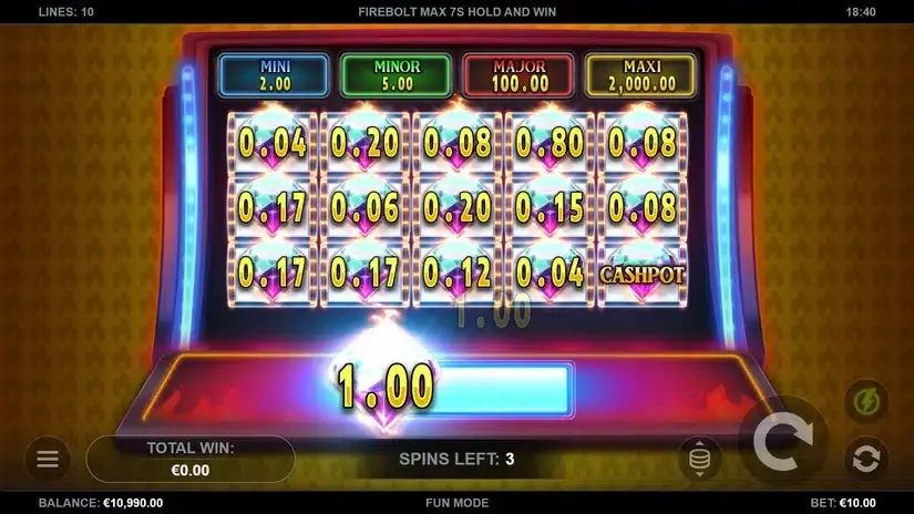 Firebolt Max 7s slot screenshot 4
