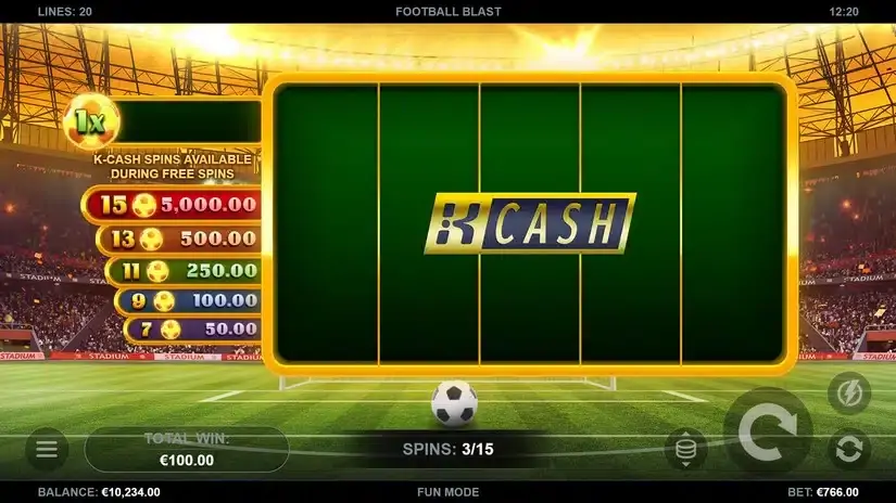 Football Blast slot screenshot 5