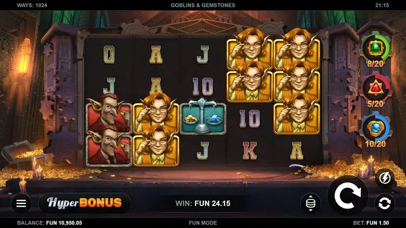 Goblins & Gemstones slot screenshot 1