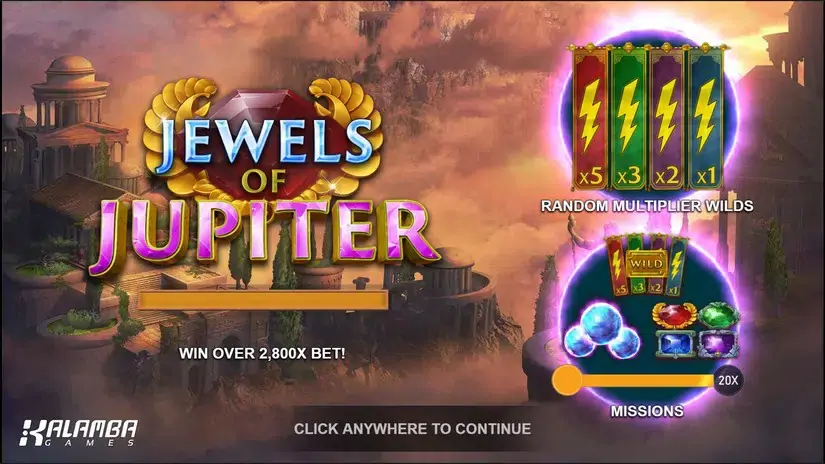 Jewels of Jupiter slot screenshot 