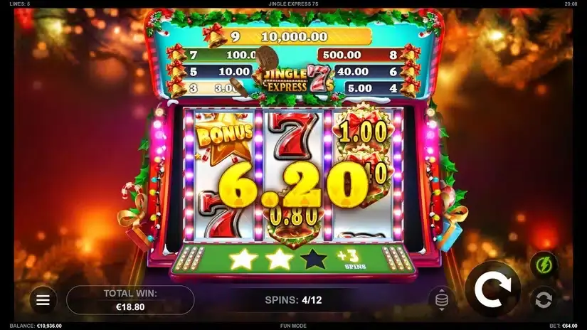 Jingle Express 7s slot screenshot 4