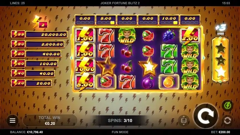 Joker Fortune Blitz 2 slot screenshot 4