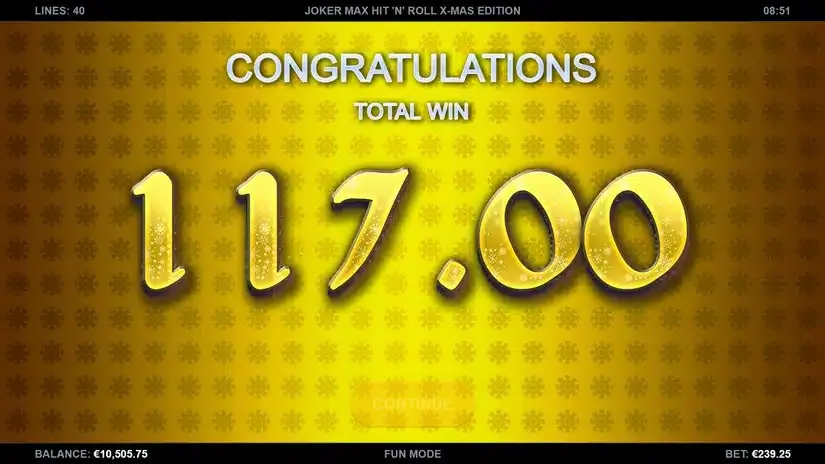 Joker Max: Hit ‘n’ Roll Xmas Edition slot screenshot 8