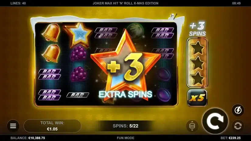 Joker Max: Hit ‘n’ Roll Xmas Edition slot screenshot 5