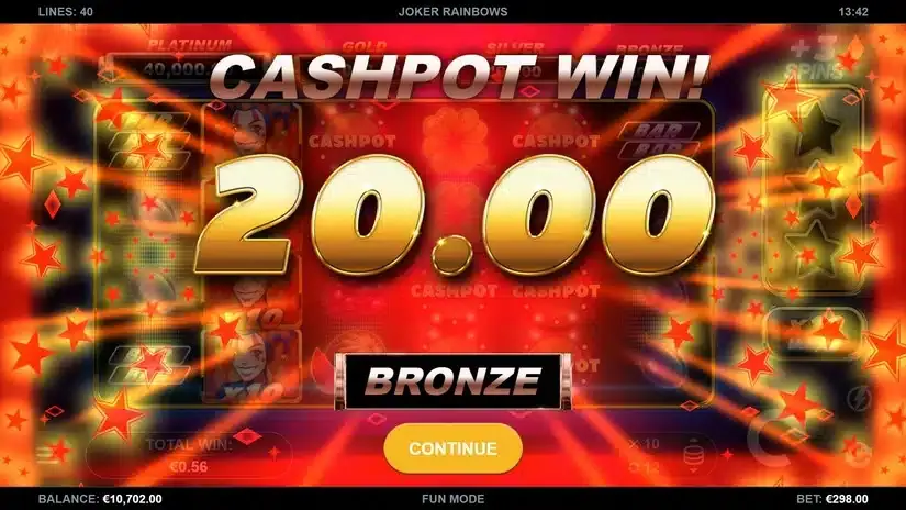 Joker Rainbows slot screenshot 4