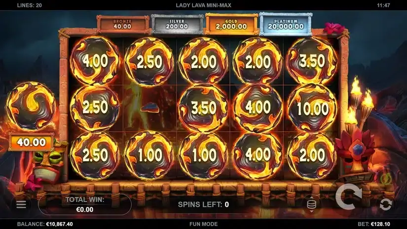Lady Lava Mini-Max slot screenshot 5