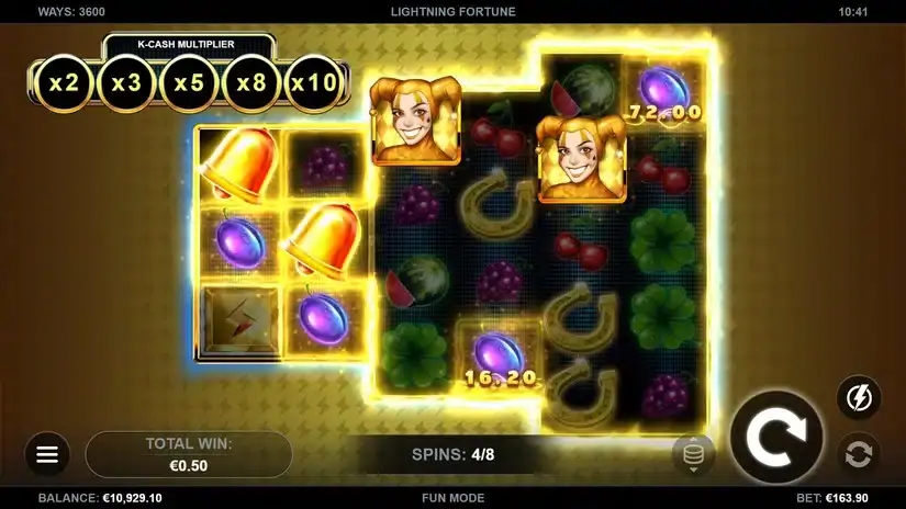 Lightning Fortune slot screenshot 4