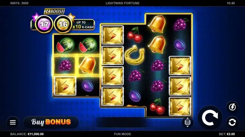 Lightning Fortune slot screenshot 