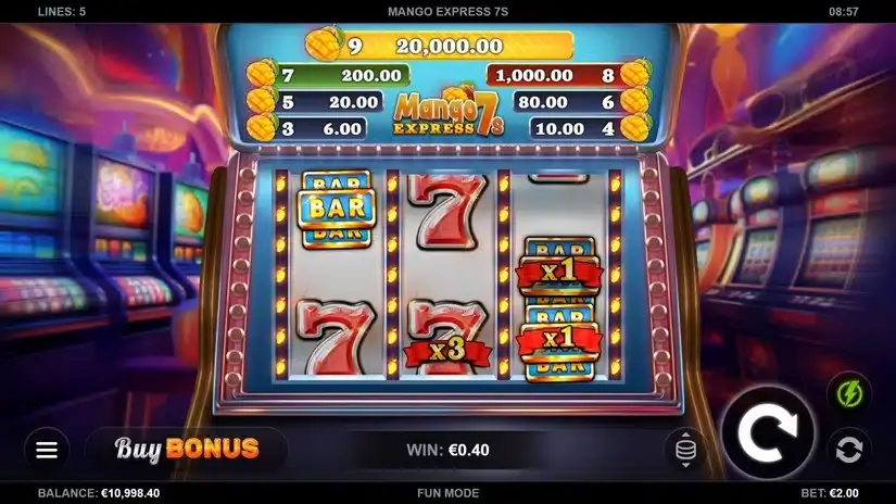 Mango Express 7s slot screenshot 1