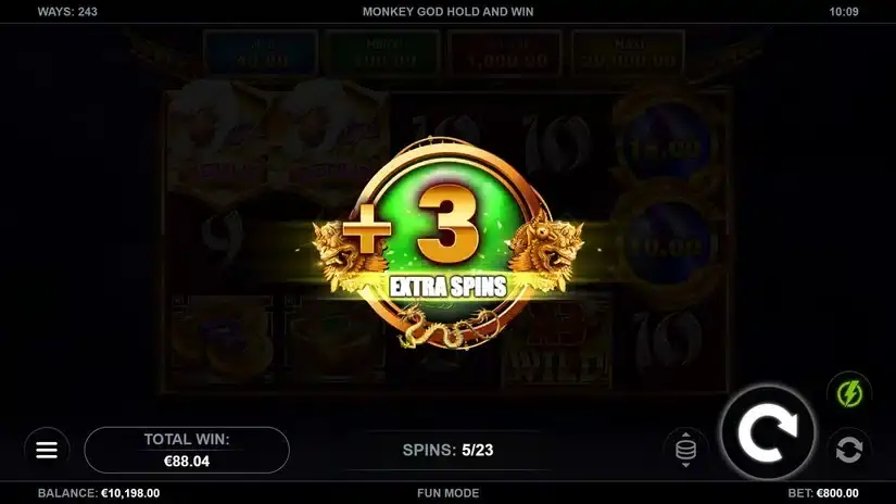 Monkey God Hold and Win slot screenshot 4