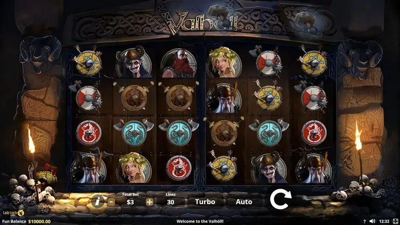 Valholl Hall of the Slain slot screenshot 1