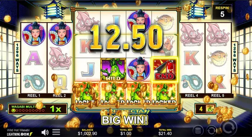 Wild Hot Wasabi slot screenshot 6