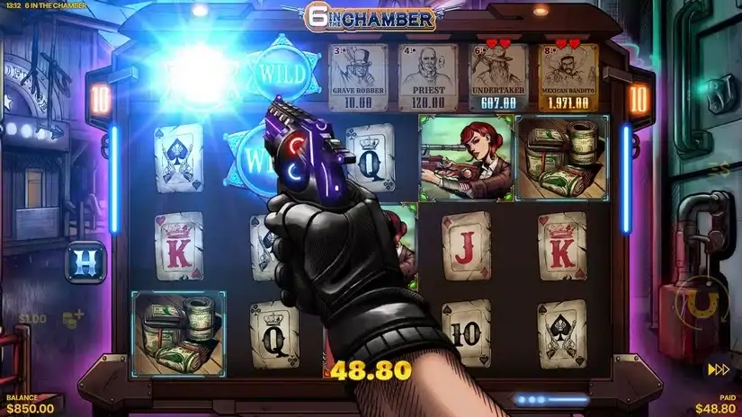 6 in the Chamber slot screenshot 