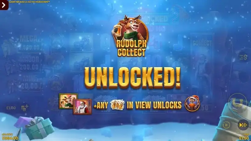 Saint Nicked 2 slot screenshot 3