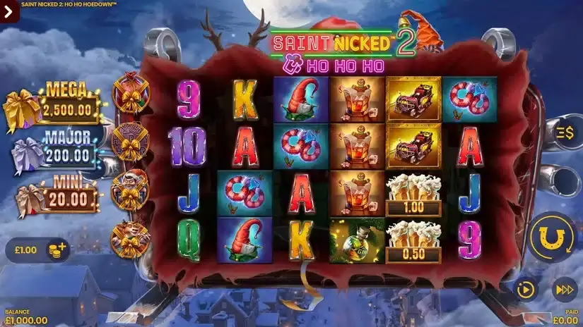 Saint Nicked 2 slot screenshot 1