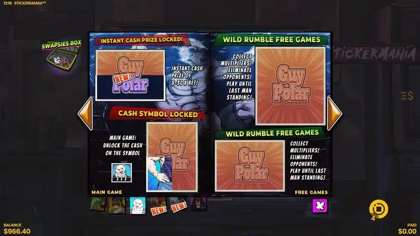 Stickermania slot screenshot 6